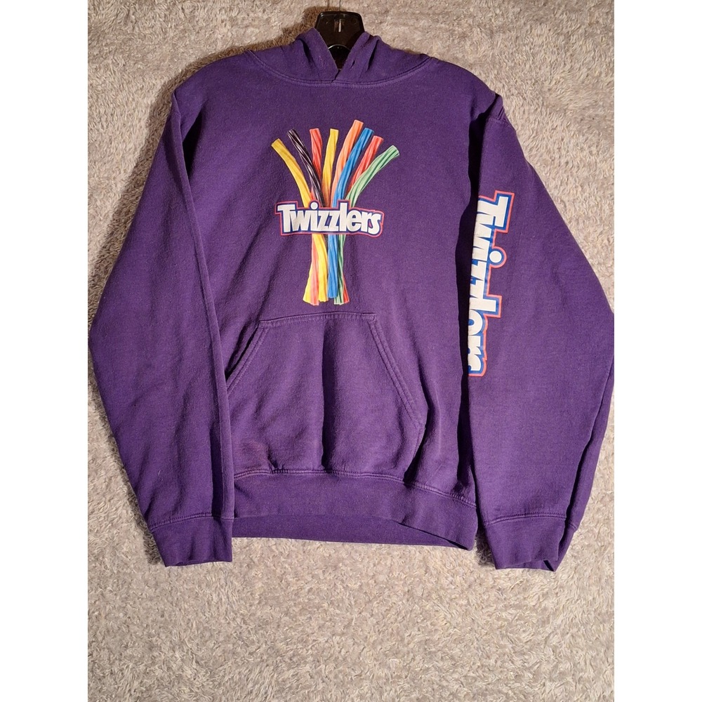 Twizzlers Purple Graphic Hoodie Small Hershey's World NYC MV Sport Unisex Candy